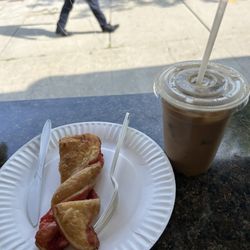 Dolce Vita Cafe - Raspberry twist and iced coffee