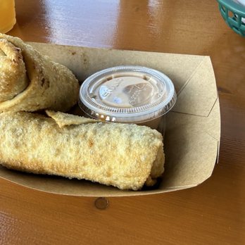 Grievous Angel - Egg rolls: cheeseburger filling, delicious. Get the Mac sauce. - Burgers Near Me - Lakeland, Florida
