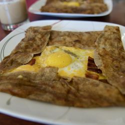Crepes of Brittany - Bacon, egg, and cheese crepe