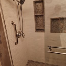 New walk in shower!