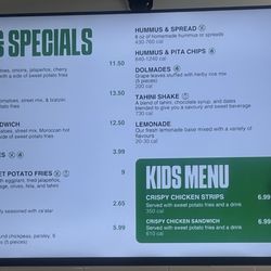 Hummus Republic - Menu