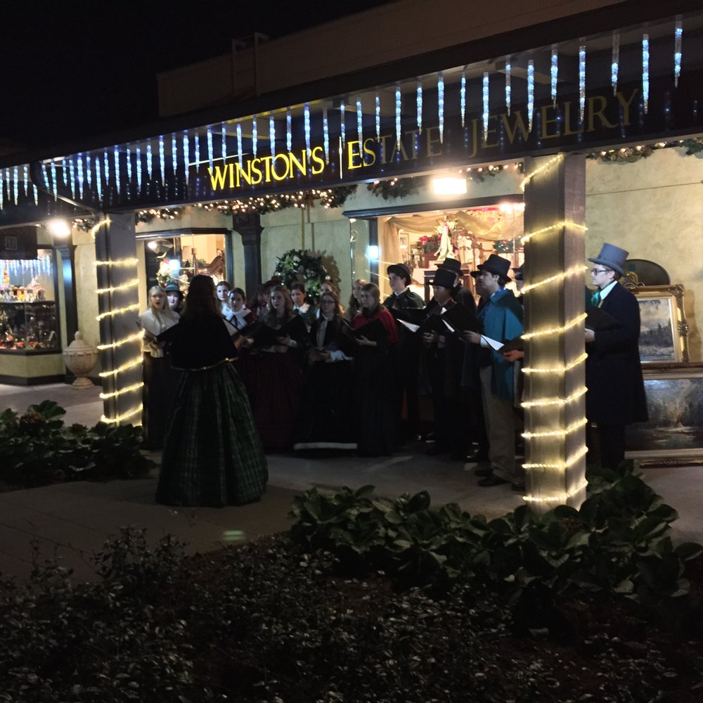 Winston's Estate Gallery - Christmas carolers - Antiques Near Me - Tustin, California