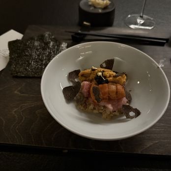 Sato Omakase - Sea Urchin, Truffle, Chopped Fatty Tuna, Caviar - extra but well worth it! - Sushi Bars Near Me - San Francisco, California Sato Omakase - Sea Urchin, Truffle, Chopped Fatty Tuna, Caviar - extra but well worth it! - Sushi Bars Near Me - San Francisco, California