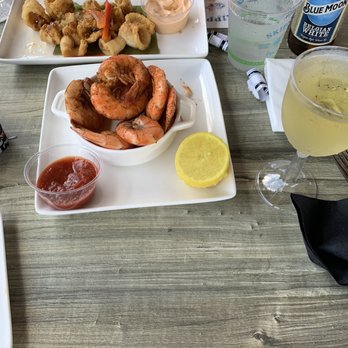 Skipper's Dockside - Peel and eat shrimp half a pound fried calamari - Seafood Near Me - Key Largo, Florida Skipper's Dockside - Peel and eat shrimp half a pound fried calamari - Seafood Near Me - Key Largo, Florida