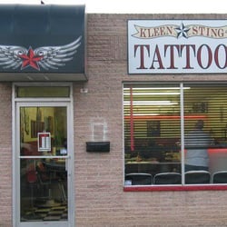 Voodoo Circus Tattoo - Kleen Sting's front door, Grand Junction, CO