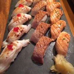 inch - Incredible Nigiri finished with the blowtorch!