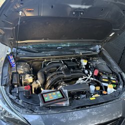 Rebel Motorworks - Subaru getting a diagnostic and a throttle body cleaning