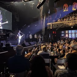 House of Blues - Music Venue - Santana. View from Table 18