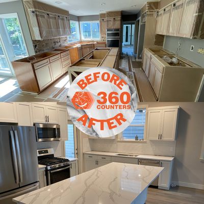 Counters Can Fully Transform Your Kitchen! - We're a family owned & operated (father & son) fabrication shop. Your counters installed & done in one week! Call / text @ (971) 910-0192 Counters Can Fully Transform Your Kitchen! - We're a family owned & operated (father & son) fabrication shop. Your counters installed & done in one week! Call / text @ (971) 910-0192