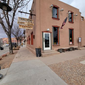 Trailhead Public House & Eatery - Outside - Burgers Near Me - Moab, Utah Trailhead Public House & Eatery - Outside - Burgers Near Me - Moab, Utah