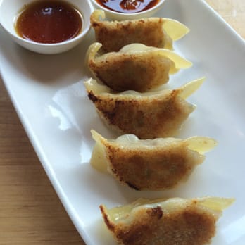 Chuko - pork gyoza. freshly hand made. ask for the spicy oil - Asian Fusion Near Me - Brooklyn, New York