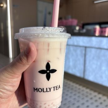Molly Tea - Apple Jasmine with sago - Bubble Tea Near Me - Edison, New Jersey