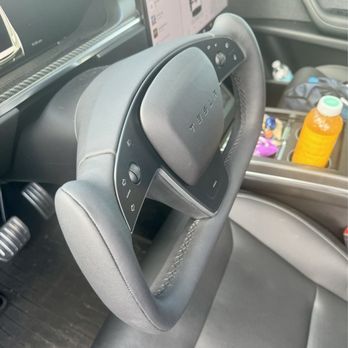 Tesla Service Center - Yolk was peeling left side.  Tesla took care of it!! - Auto Repair Near Me - Rocklin, California