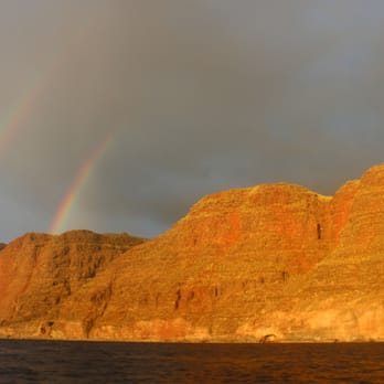 Na Pali Experience - Na Pali Experience - Double Rainbow Over The Na Pali Coast - Boating Near Me - Kekaha, Hawaii Na Pali Experience - Na Pali Experience - Double Rainbow Over The Na Pali Coast - Boating Near Me - Kekaha, Hawaii
