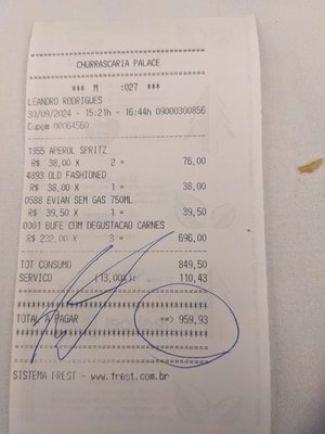 Menu photo 6 Churrascaria Palace Rio de Janeiro, RJ