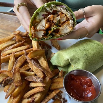 Cafe Nola - Chicken wrap, House Cut Fries - Coffee & Tea Near Me - Frederick, Maryland