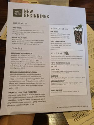 Menu photo 5 First Watch Miami, FL
