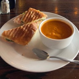 Turkey Panini and Tomato Bisque Turkey Panini and Tomato Bisque