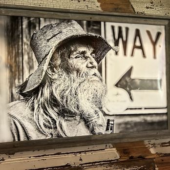 Chuck's Bar - Hillbilly... we played corn hole next to him. He's a real customer - Sports Bars Near Me - Salina, Kansas