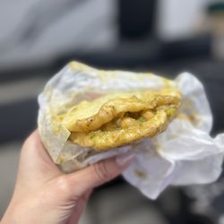 Leela's Roti & Doubles - Doubles (~CAD$4)