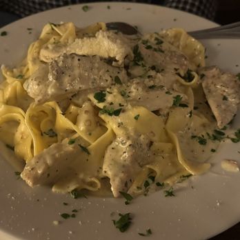 Bucatini - Pappardelle Alfredo with chicken - Italian Near Me - Edmonds, Washington