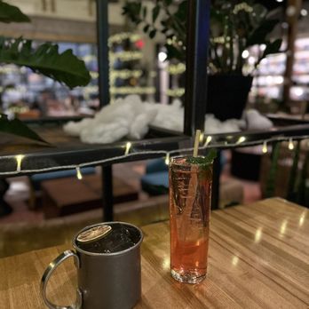 Earl Giles Distillery - Mule and Blackberry lavender sling - Distilleries Near Me - Minneapolis, Minnesota