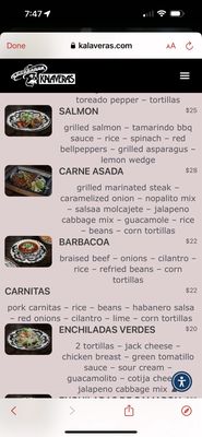 Menu photo 7 Kalaveras Montebello, CA Menu photo 7 Kalaveras Montebello, CA