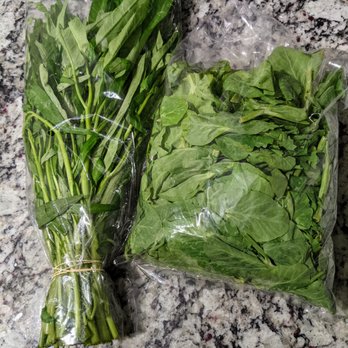 Li Ming's Global Mart - Kong Xin Cai a.k.a. ong choy, pak boong, water spinach, water morning glory ($3.99/lb, $3.79). Snow Pea Tips ($7.99/lb, $8.23). - Chinese Near Me - Durham, North Carolina