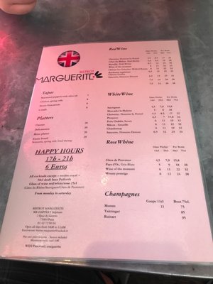 Menu photo 1 Bistrot Marguerite Paris, 75