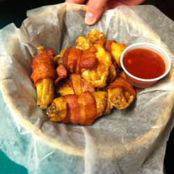 The Groove Bar & Grill - Bacon wrapped wings