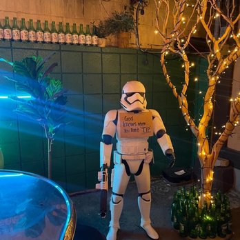 Joo Pocha - Cute little stormtrooper decor, make sure to tip your servers! - Korean Near Me - Los Angeles, California Joo Pocha - Cute little stormtrooper decor, make sure to tip your servers! - Korean Near Me - Los Angeles, California