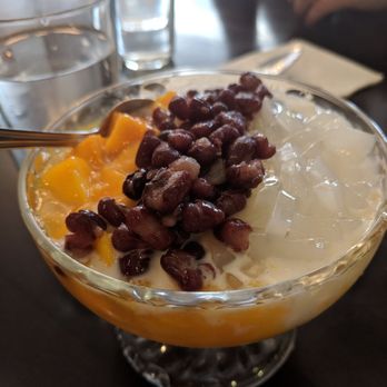 Mango Mango Dessert - Mango, red bean, and coconut jelly bowl - Desserts Near Me - Flushing, New York Mango Mango Dessert - Mango, red bean, and coconut jelly bowl - Desserts Near Me - Flushing, New York