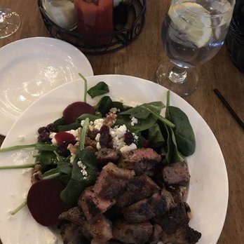The Station - Beet and goat cheese salad with steak - New American Near Me - Naugatuck, Connecticut