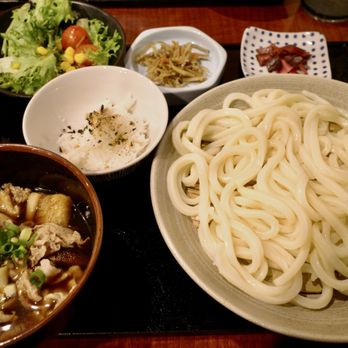Udon Yonpachi - Pork and assorted mushroom tsuki udon set - Japanese Near Me - Honolulu, Hawaii Udon Yonpachi - Pork and assorted mushroom tsuki udon set - Japanese Near Me - Honolulu, Hawaii