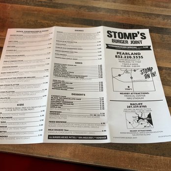 Stomp's Burger Joint 2 - Burgers Near Me - Pearland, Texas Stomp's Burger Joint 2 - Burgers Near Me - Pearland, Texas