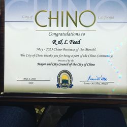 R & L Feed - Award