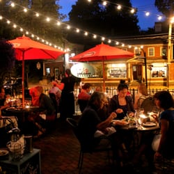 Bia Bistro - Bia patio...hottest spot in town in the heat of the summer.