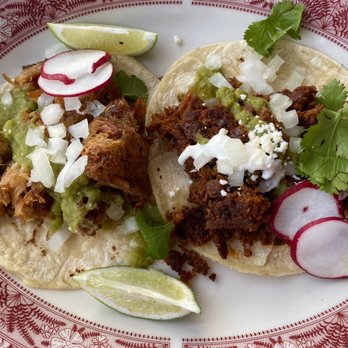 Pink Cactus - Carnitas taco + Chorizo taco - Tacos Near Me - Charleston, South Carolina