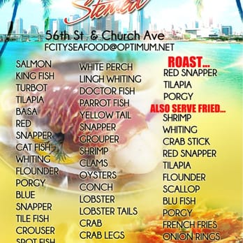 FunCity Seafood - a list of the different types of seafood - Seafood Near Me - Brooklyn, New York FunCity Seafood - a list of the different types of seafood - Seafood Near Me - Brooklyn, New York