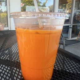 Thai iced tea, my favorite.