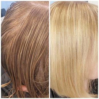 The Hair Ranch - Wet hair vs the dry finished look. - Hair Salons Near Me - Palm Desert, California The Hair Ranch - Wet hair vs the dry finished look. - Hair Salons Near Me - Palm Desert, California