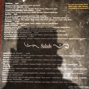 Agave MX - Menu - Mexican Near Me - Cranford, New Jersey Agave MX - Menu - Mexican Near Me - Cranford, New Jersey