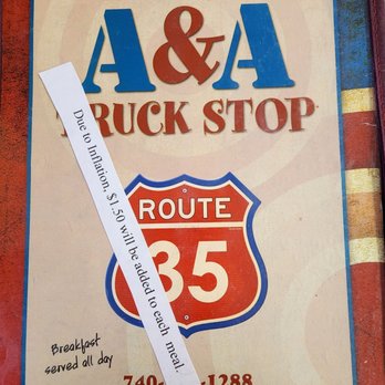 A & A Truck Stop - Menu - Rest Stops Near Me - Jackson, Ohio A & A Truck Stop - Menu - Rest Stops Near Me - Jackson, Ohio
