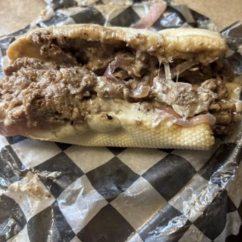 OMG Subs and Pizza - Half of a cheesesteak sub - Pizza Near Me - Martinsburg, West Virginia OMG Subs and Pizza - Half of a cheesesteak sub - Pizza Near Me - Martinsburg, West Virginia