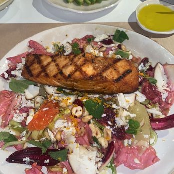 ABC Kitchen - Salmon over salad - Breakfast & Brunch Near Me - New York, New York ABC Kitchen - Salmon over salad - Breakfast & Brunch Near Me - New York, New York