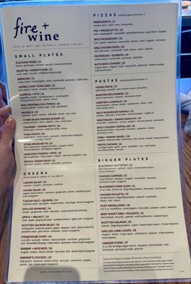 Menu photo 1 Fire + Wine St. Charles, IL Menu photo 1 Fire + Wine St. Charles, IL