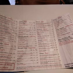 BAR Casa Tino - Carta Casa Tino