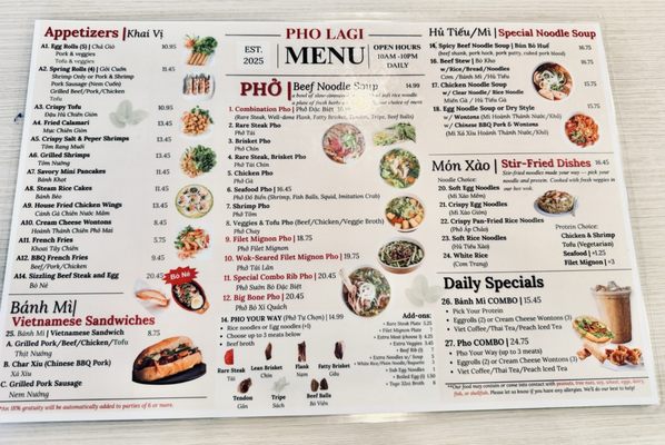 Menu photo 5 Pho Lagi Rancho Cucamonga, CA Menu photo 5 Pho Lagi Rancho Cucamonga, CA