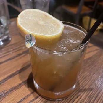 Craft House - I ordered the tequila teaser and they left the sticker attached to a lemon in my drink. - New American Near Me - Dana Point, California