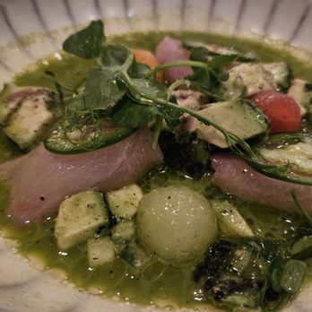 Leatherby's Cafe Rouge - Hamachi - great - New American Near Me - Costa Mesa, California